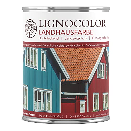 Lignocolor Landhausfarbe | hochdeckend | UV-Schutz | Wetterschutzfarbe |...