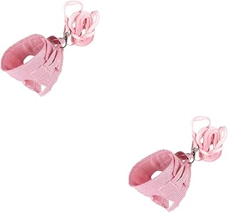 NOLITOY 2 Peças Arnês E Trela Para Porquinho Da Índia Arnês Para Cachorro Trela De Coelho Trela Ouriço Coelho Trela De Caminhada Coleira De Porquinho Da Índia Roupas Para Animais De