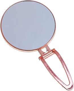 Hand held Mirror Handheld Mirror Portable Makeup Mirror Hand Holding Mirror Double Side Makeup Mirror Double Side Mirror Double Mirror Vanity Mirror Folding Mirror Square
