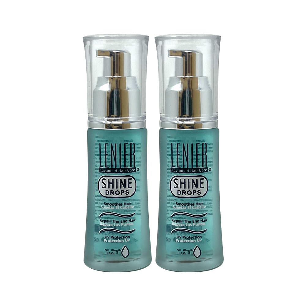 Lenier Gotas deBrillo Keratin Shine Drops 1.5oz (Pack of 2)