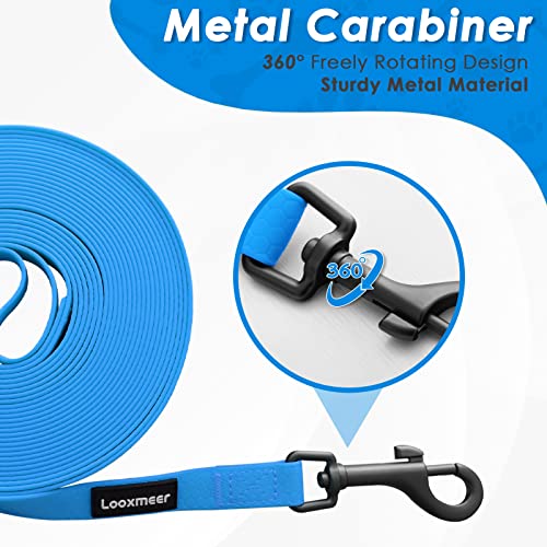 Looxmeer Training Lead for Dogs 10m/33ft Long Line Dog Lead for Large Medium Small Dogs Recall Obedience Dog Training Leads - Image 3