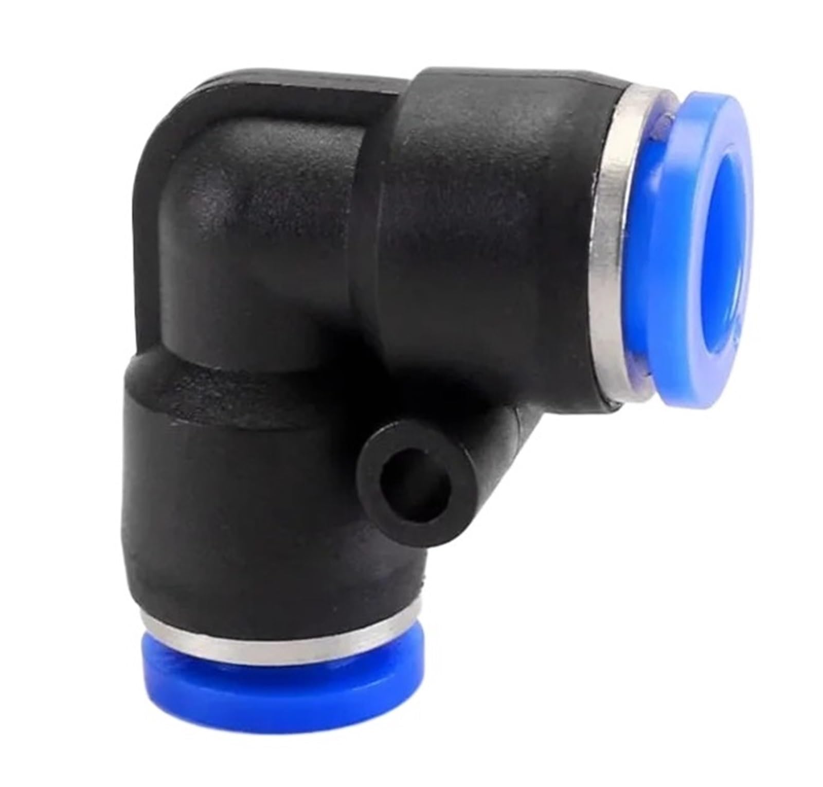 Złączki pneumatyczne serii PV 4 6 8 10 12MM OD Typ L, plastikowa rura przepływowa, kątowe złącza powietrza, 20/100/500 sztuk (PV-8,20 szt.)
