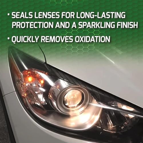 Image of 1Pc Advanced Nano Atomization Headlight Restoration Kit for Crystal Clear Car Lens Cleaning, Oxidation Removal, Long-Lasting Shine - Complete Auto Light Repair & Polishing Set