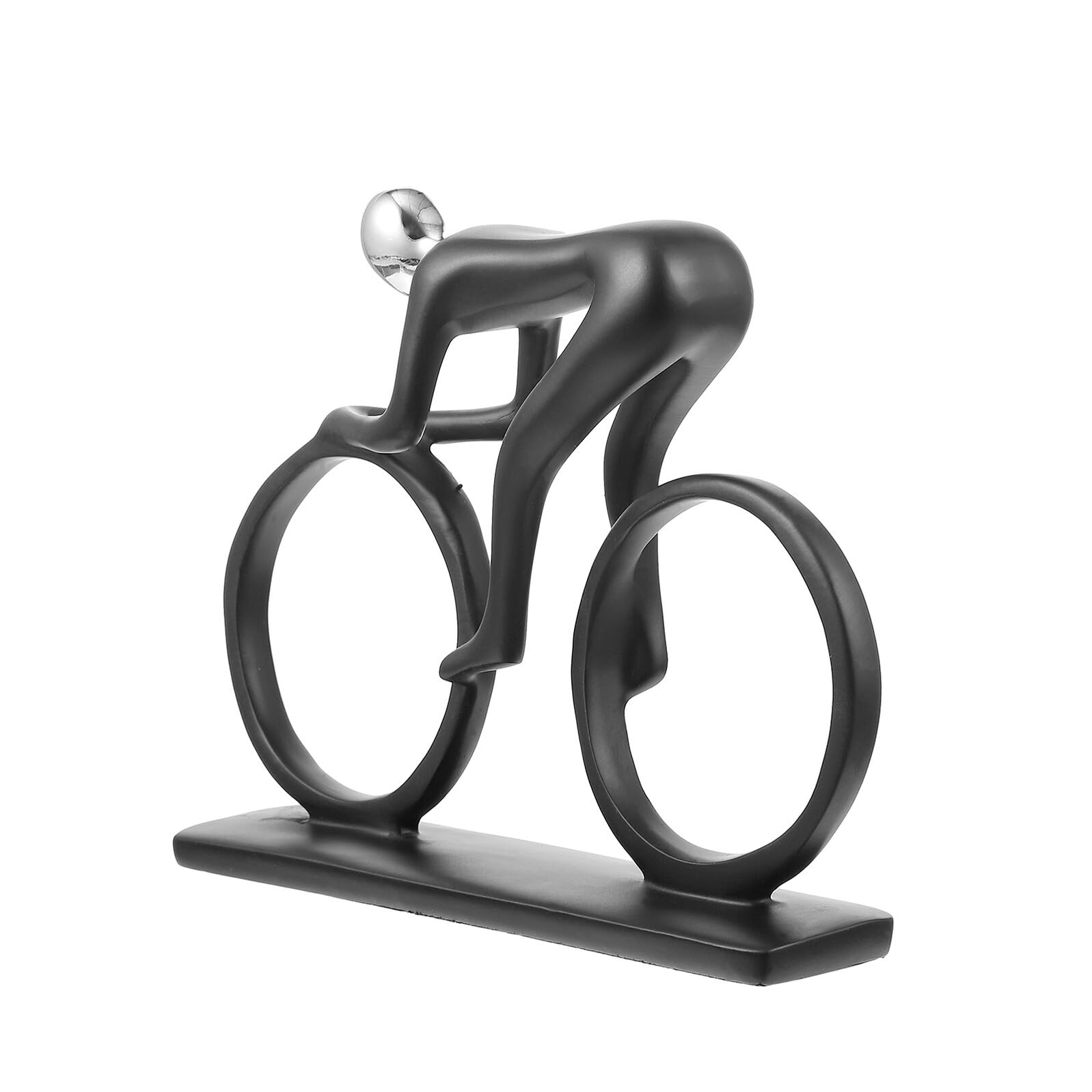 Statue Vélo en Résine Noire : le cadeau idéal de décoration artistique pour cyclistes