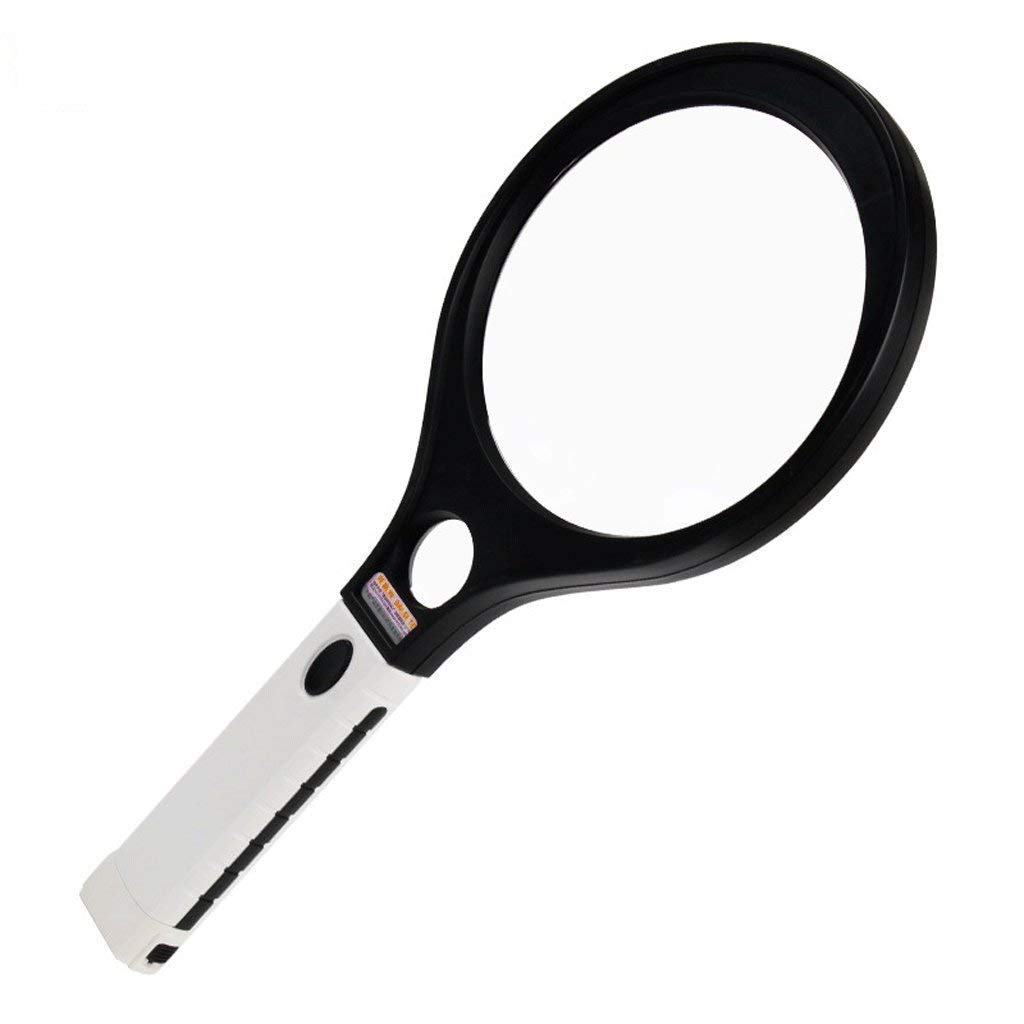 Loupe portable 10x pour la lecture du journal et l'identification de billets