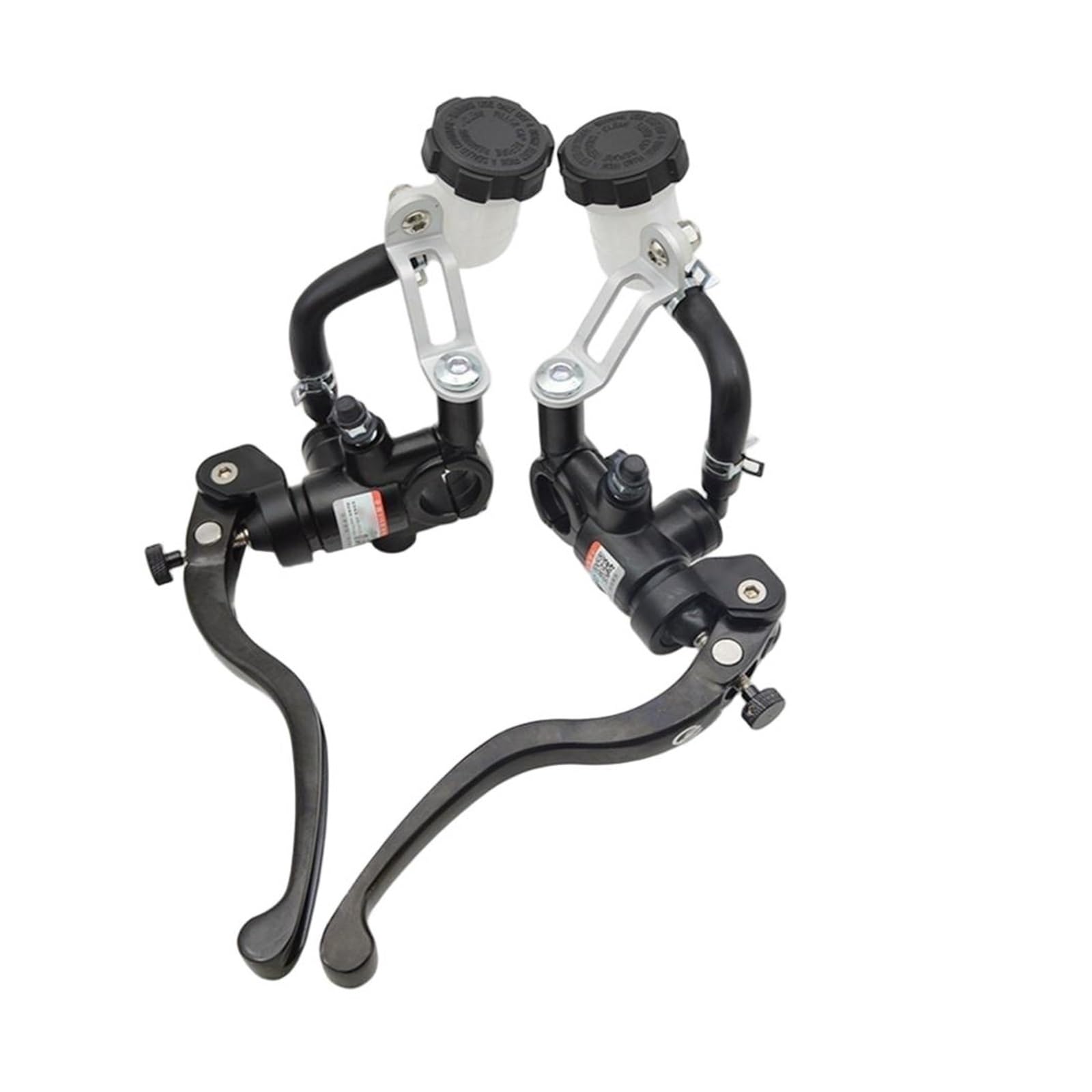Riderai Black Motorbike Clutch Levers Motorcycle Brake For Scooter Clutch Pump Lever Radial 17.5Mm For Master Cylinder Installation 22Mm(Black)