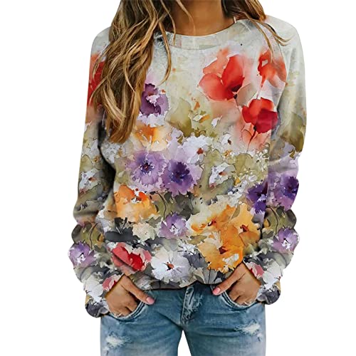 Sweat amble femme fleuri rouge pour vos sorties décontractées et moments de détente