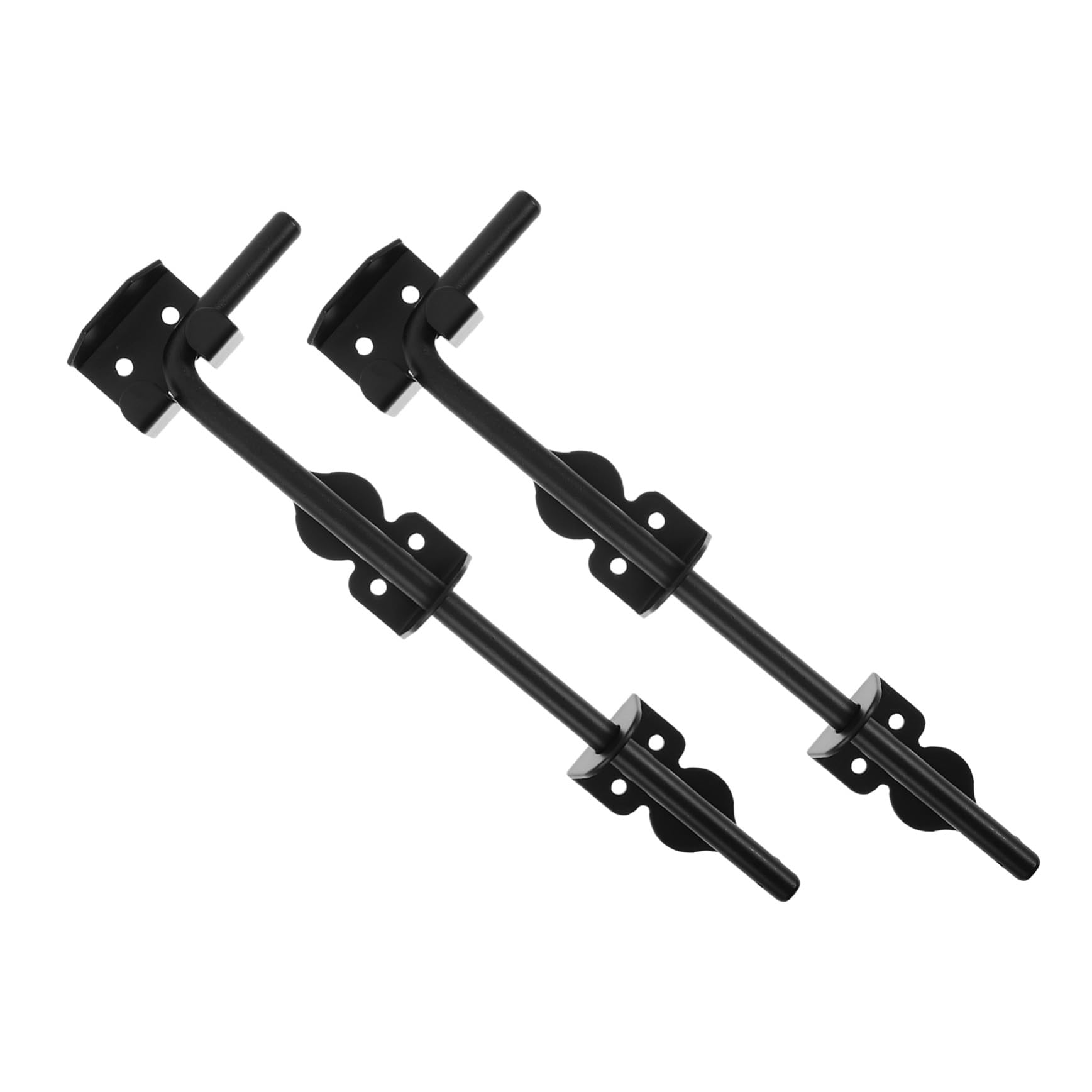Loquet de sécurité et boulon canne robuste pour portail métallique ou barrière bois