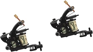 HEALLILY Cast Iron Tattoos Device 2pcs Coil tattoo machine Coil Tattoos Machine Tattooing Coil Machine for Tattoos small supplies Coil Tattoos Device