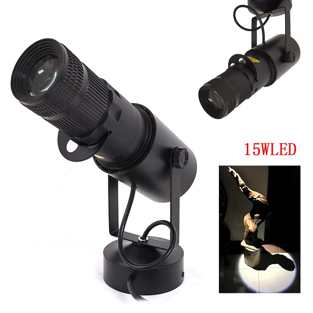 LED Punktstrahler 15W Pinspots für Discokugel Licht, Spots Strahler Scheinwerfer für Spiegelkugel