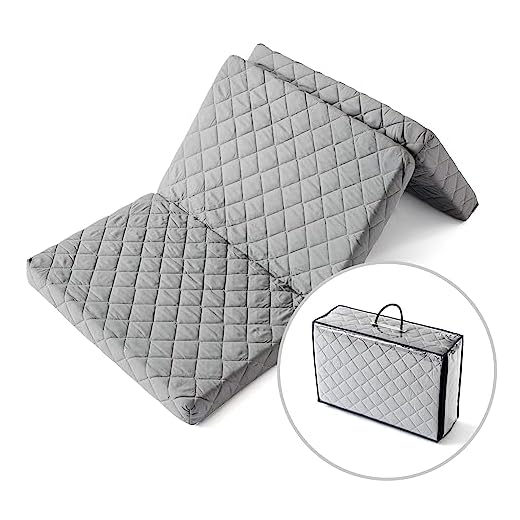 Ehrenkind® Reisematratze Go! | Reisebett Matratze 60 x 120 | Babymatratze 60x120cm | FALTBAR, aus hochwertigem Schaum mit waschbarem Hygienebezug in praktischer Tragetasche