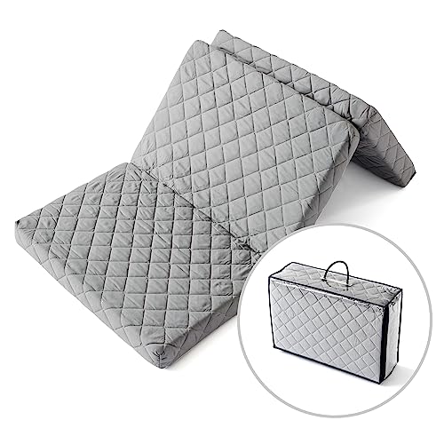 Ehrenkind Reisematratze Go! | Reisebett Matratze 60 x 120 | Babymatratze 60x120cm | FALTBAR aus hochwertigem Schaum mit waschbarem Hygienebezug in praktischer Tragetasche