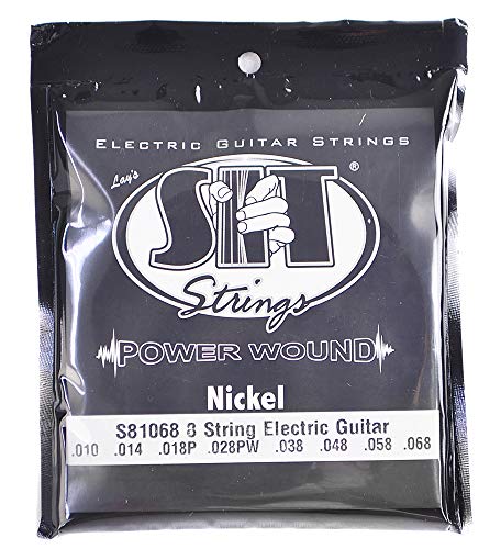 SIT STRINGS (GXACeBXgOX) 8M^[ S81068 8-STRING LIGHT POWER WOUND NICKEL ELECTRIC