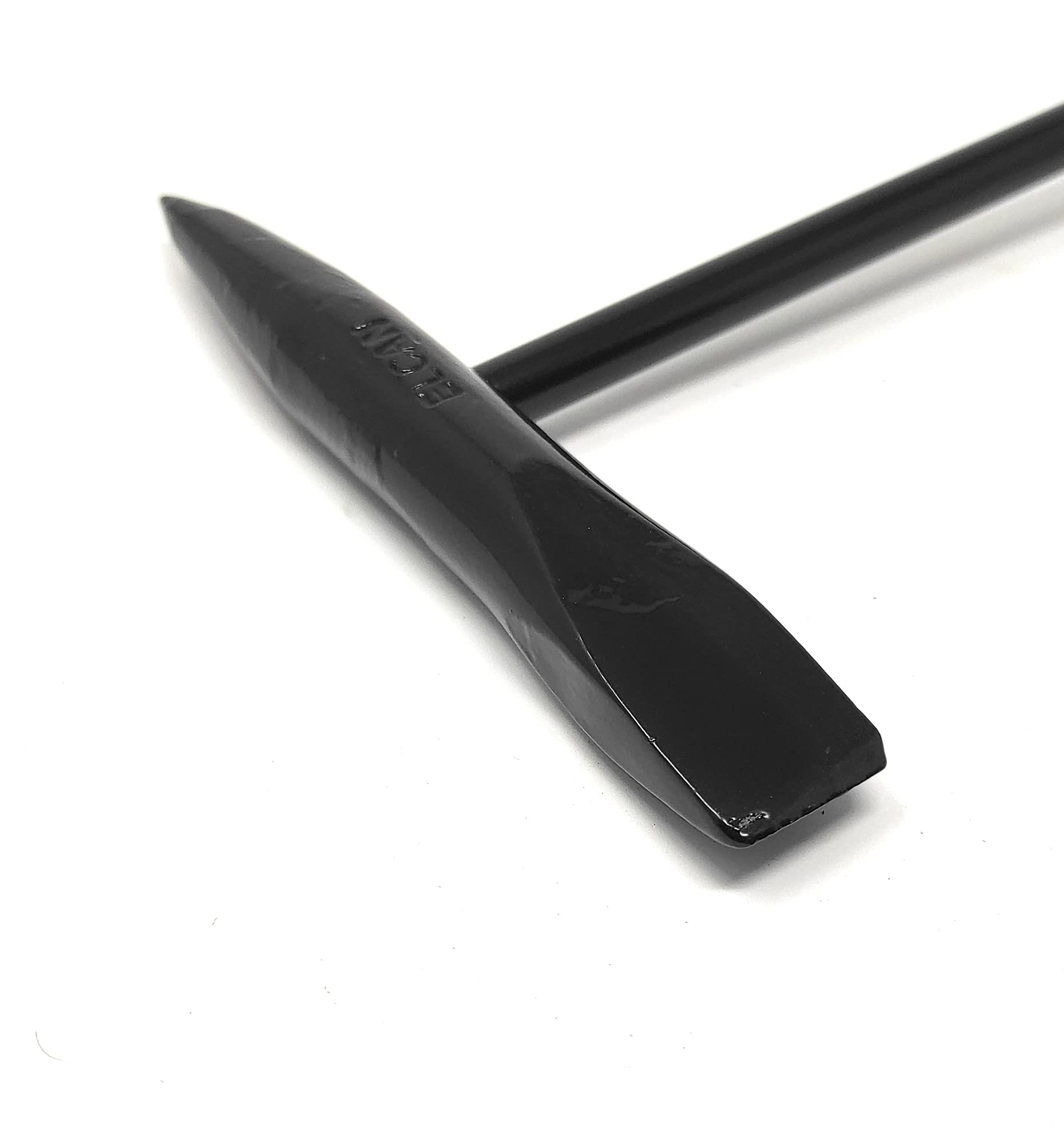 ELCAN Fresa professionale da 300gr per asportare scorie di saldatura a martello con lato a punta oa scalpello, realizzata interamente in acciaio pieno con trattamento termico