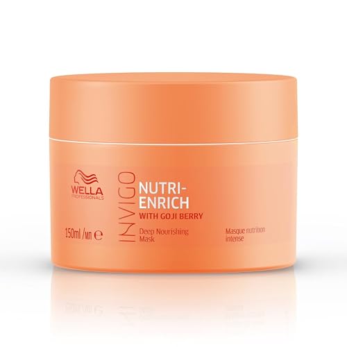Wella Professionals Invigo Nutri-Enrich Hair Mask | 150 ml | Nourishing, Hydrating Hair Treatment for Dry & Damaged Hair | With Goji Berry Nutrients