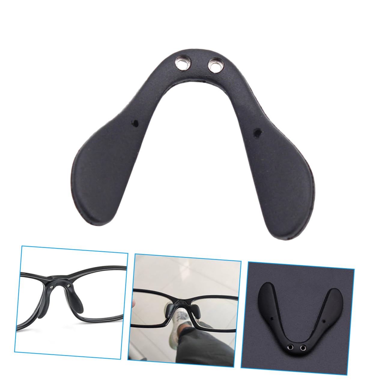 5 Sätze 5 Sätze Brillen Nasenpads Sonnenbrillen Nasenpads Ersatz Brillenteile Nasenpads Anti Bridge Nasenpads Weiche Brillen Nasenpads Ersatz Aus Verstellbarem 6 Stücke * 5