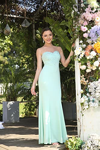 Image of BABYONLINE D.R.E.S.S. Formal Dresses for Women Bodycon Mermaid Appliques Lace Elegant Prom Dress XIN262