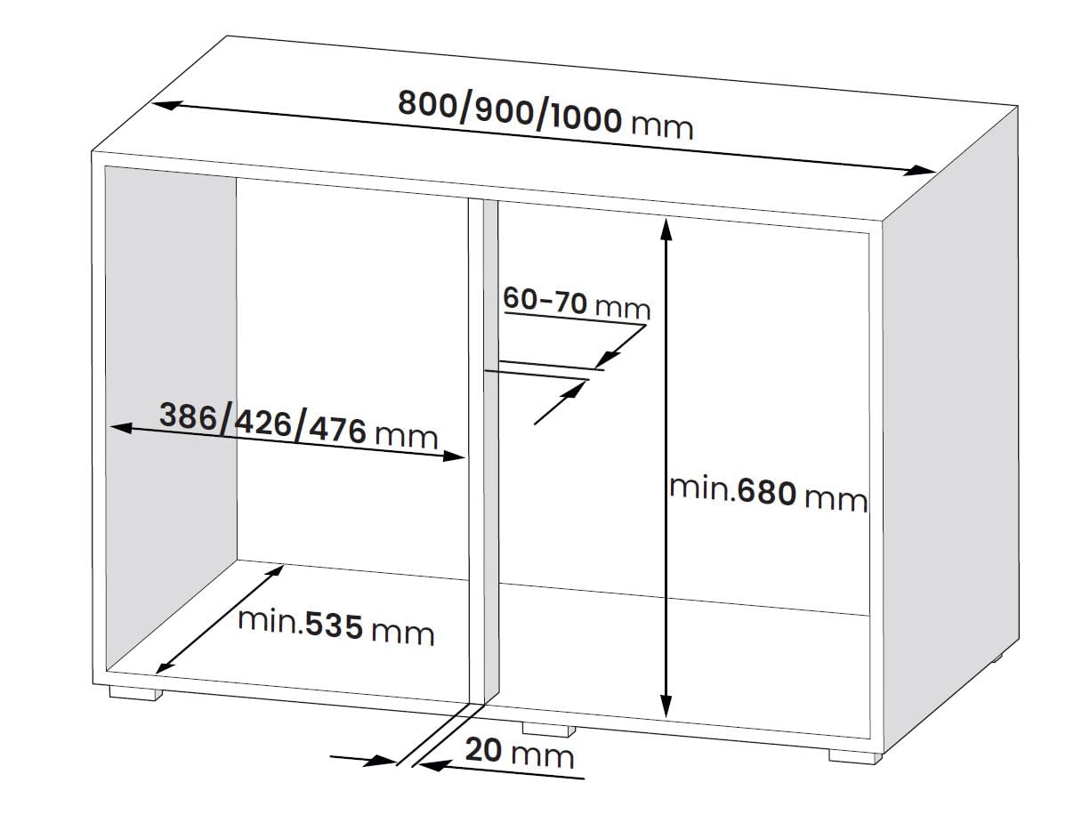 TMY Magic Corner Eckschrank Organizer Höhenverstellbarer Rechts 1000 mm | Ausziehbare Schublade Küche, Auszug Küchenschrank Soft-Close-Funktion, Teleskopschublade Ausziehbar für Küchen Schrank