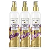 Pantene Hairspray Non-aerosol, Volume Lasting Hold, Pro-V, Body & Softness Texturizing, 8.5 fl oz, Triple Pack
