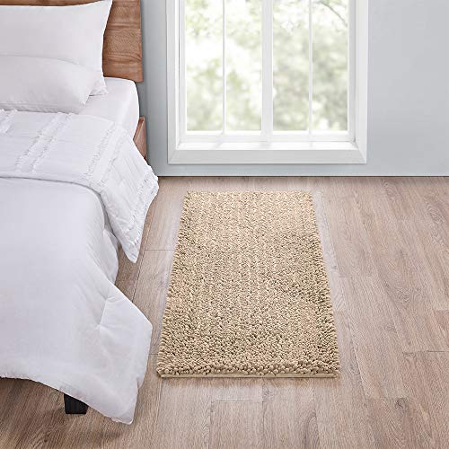 Tapete de banheiro Walensee antiderrapante para banheiro, absorvente de água, super macio, despojado