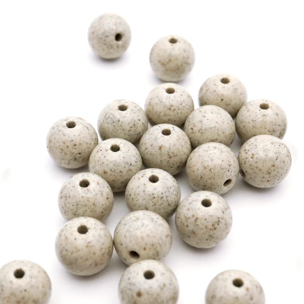 Amazon.co.jp: 北投石 ビーズ パーツ 8mm 粒売り 台湾産 ほくとうせき