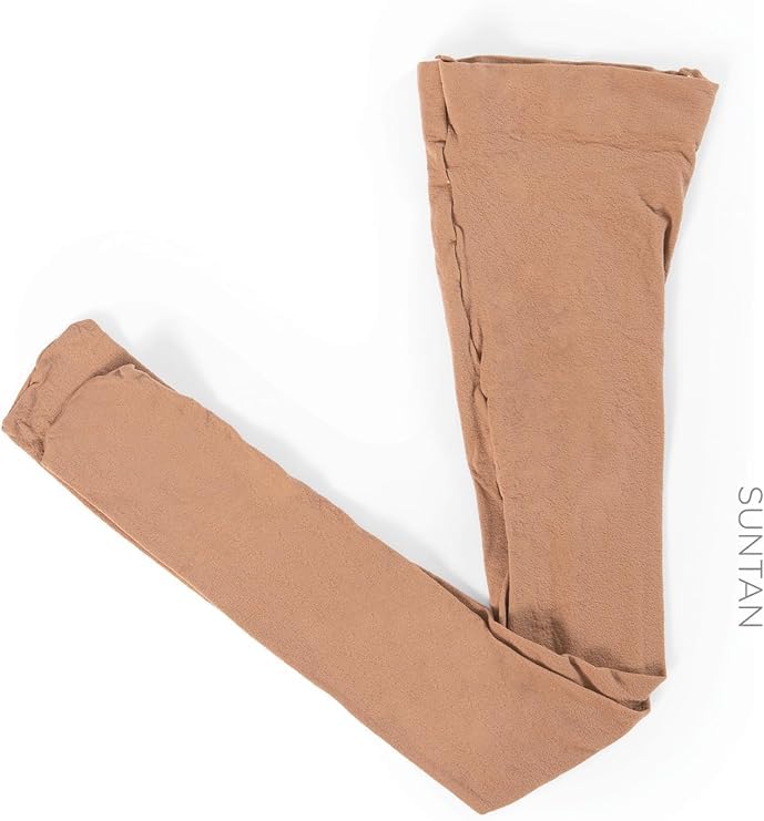 Image of Body Wrapper Girls Footed Dance Tights, Ballet Pink (C80) -LIGHT SUNT -S-M