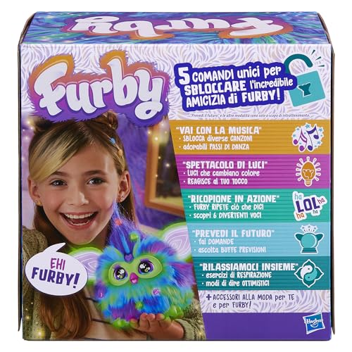 Furby Hasbro Galaxy Electronic Plush Toy for Children and Girls from 6 Years, Plush with Lights, Sounds and 5 Voice Modes - Image 3
