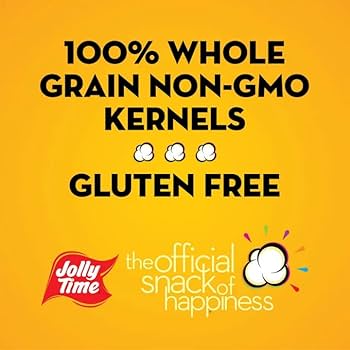 Amazon.com: Jolly Time Gold Mine Yellow Popcorn Kernels, 12.5 lb