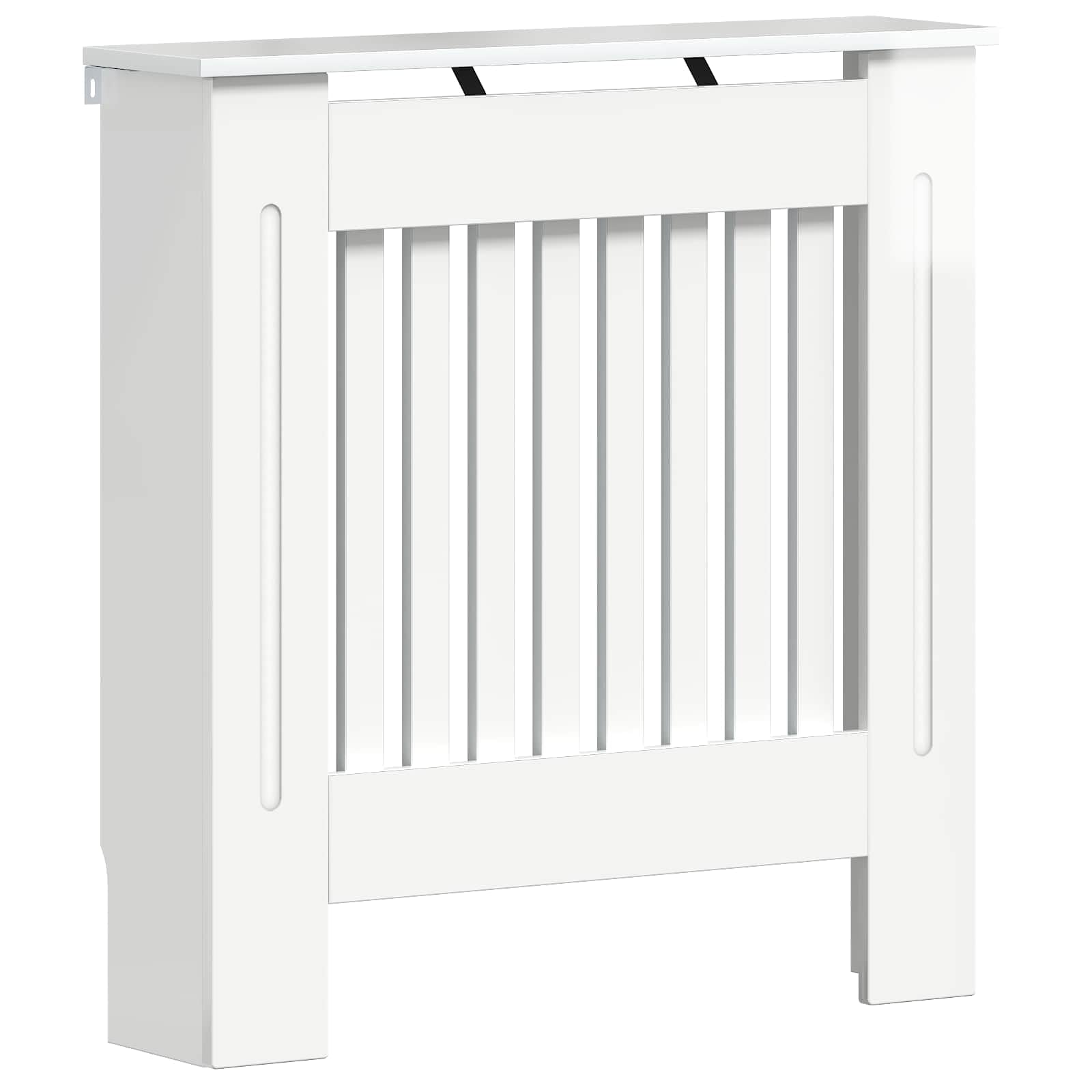 Vidaxl Radiator Cover High Gloss White 78 X 19 X 81.5 Cm 8721359484311