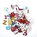ULTNICE Autocollants en mousse de paillettes Lettres autocollantes Autocollant décoratif pour DIY Craft Wall Home Decor Paquet de 150