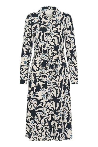 Image of Part Two Women's Shelbypw Dress, Midnight Navy Ornament, 12