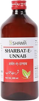 New Shama Sharbat Unnab 18 x 7 x 7 Bottle of 500 ML