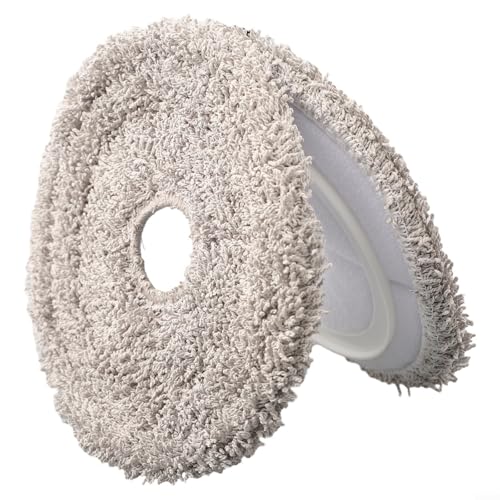 Mejora tu rutina de limpieza con 2 almohadillas lavables para robot aspirador Lydsto W2