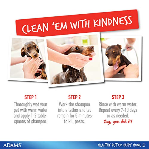 image for Adams Plus Flea and Tick Shampoo with Precor, Flea Treatment for Cats 