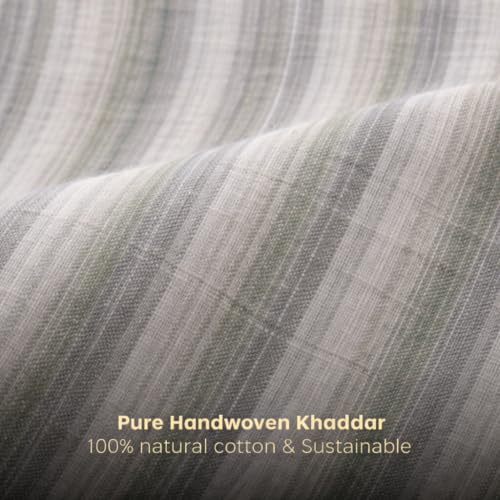 Image of Cotton Solid Fabric Material For Men And Women(3.5 Meter,Off Green)