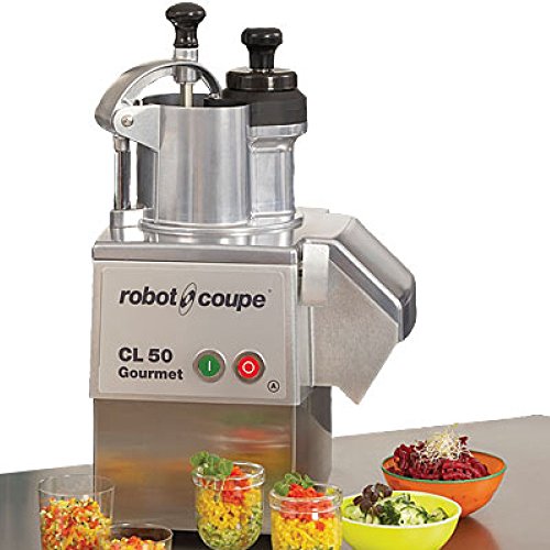Robot Coupe 550 watts Gourmet CL50 Food Processor Slicer Grater, Silver