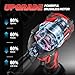 Revvstark Impact Wrench, Max Torque 400 N.m Cordless 1/2 Impact Driver, 20V 3000RPM Brushless Motor, 4.0Ah Li-ion Battery and Fast Charger, 4 Pcs Sockets Included
