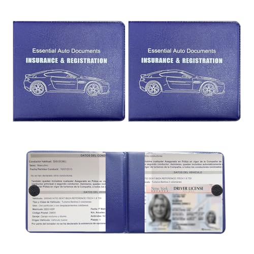 Organizador de Documentos Automotriz Azul miniatura 1