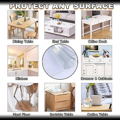 Nappe de table imperméable infroissable et résistante à la chaleur en PVC - 8
