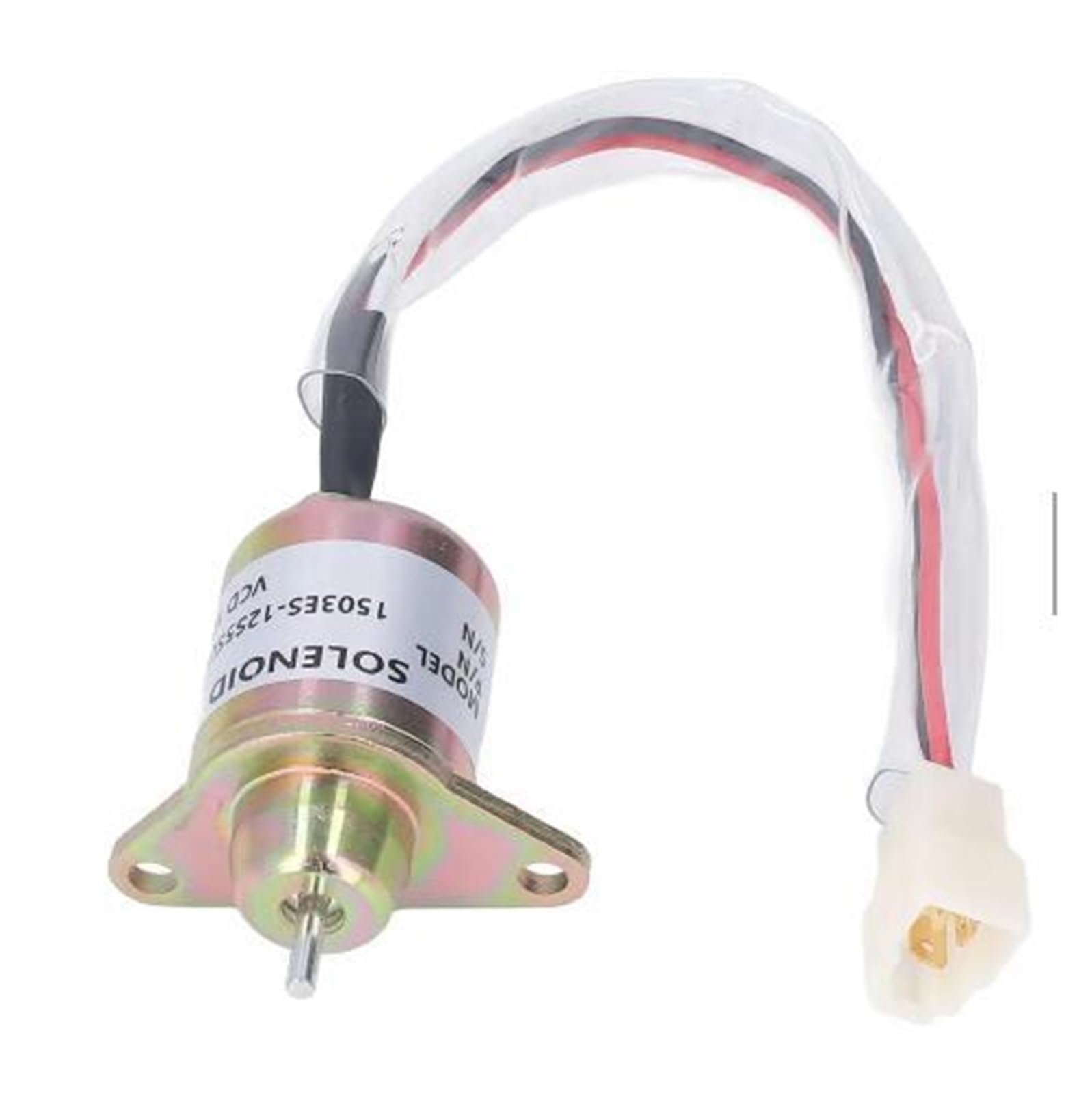 Hdrtcbu 24V Solenoid Valve Fuel Stop Control Solenoid Valve 1503Es Replace For Yanmar 119653-77950 Fuel Stop Solenoid