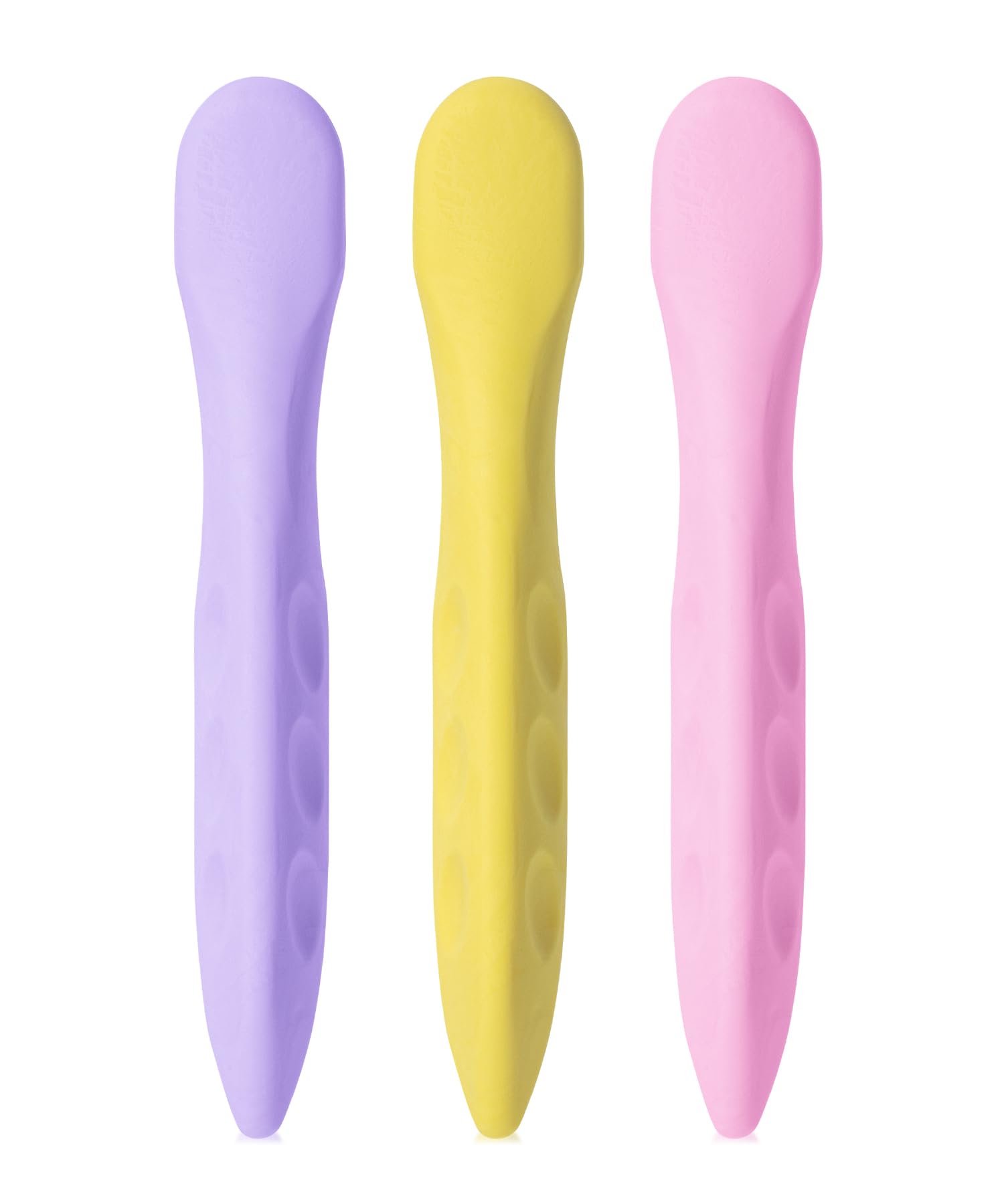 Mr. Pen- Pen-Shaped Erasers, 3 Pack, Pastel Colors, Large, Cute Erasers for Girls