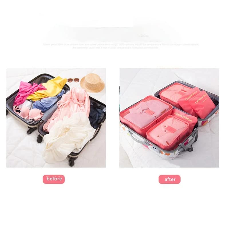Cubi da imballaggio Cubi da imballaggio da Viaggio, Cubi Multifunzione Organizzatore di Bagagli Borsa da Valigia a Compressione da Viaggio Impermeabile
