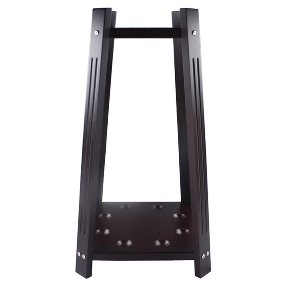 Buy DENGS Wood Snooker Pool Cue Rack Holds Up to 8 Cues,Pool Cue