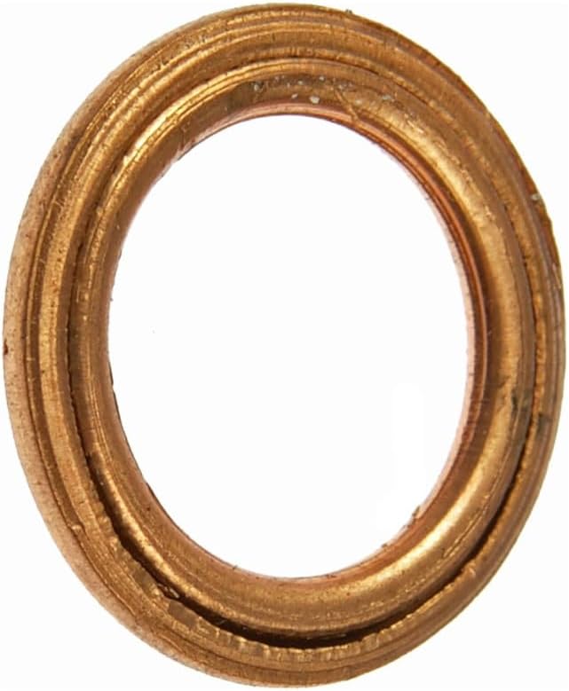 KarParts360 For Oldsmobile Custom Cruiser 1990 Engine Oil Drain Plug Gaskets | 25 Pieces | Copper | 0.488 Inches Inside Diameter | 0.701 Inches Outside Diameter | Replacement For 559563, N0138051