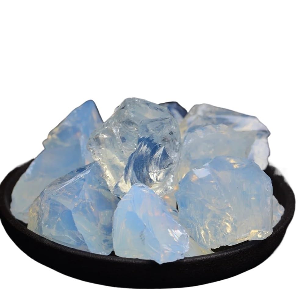 HUFFAHUFFA 100g Natural Opal Raw Stone Crystal Gem Specimen Collection Home Decoration Quartz Crystal Original Mineral Reiki Stone
