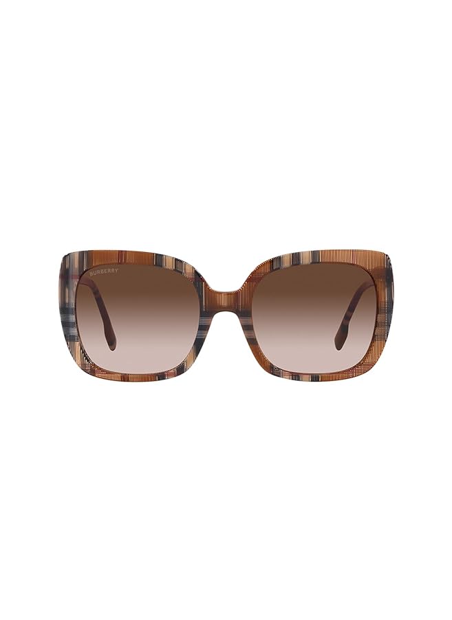 小物 Burberry Sunglasses Brown Gradient Check Amazon.com: BURBERRY Sunglasses BE 4323 400513 Caroll Check