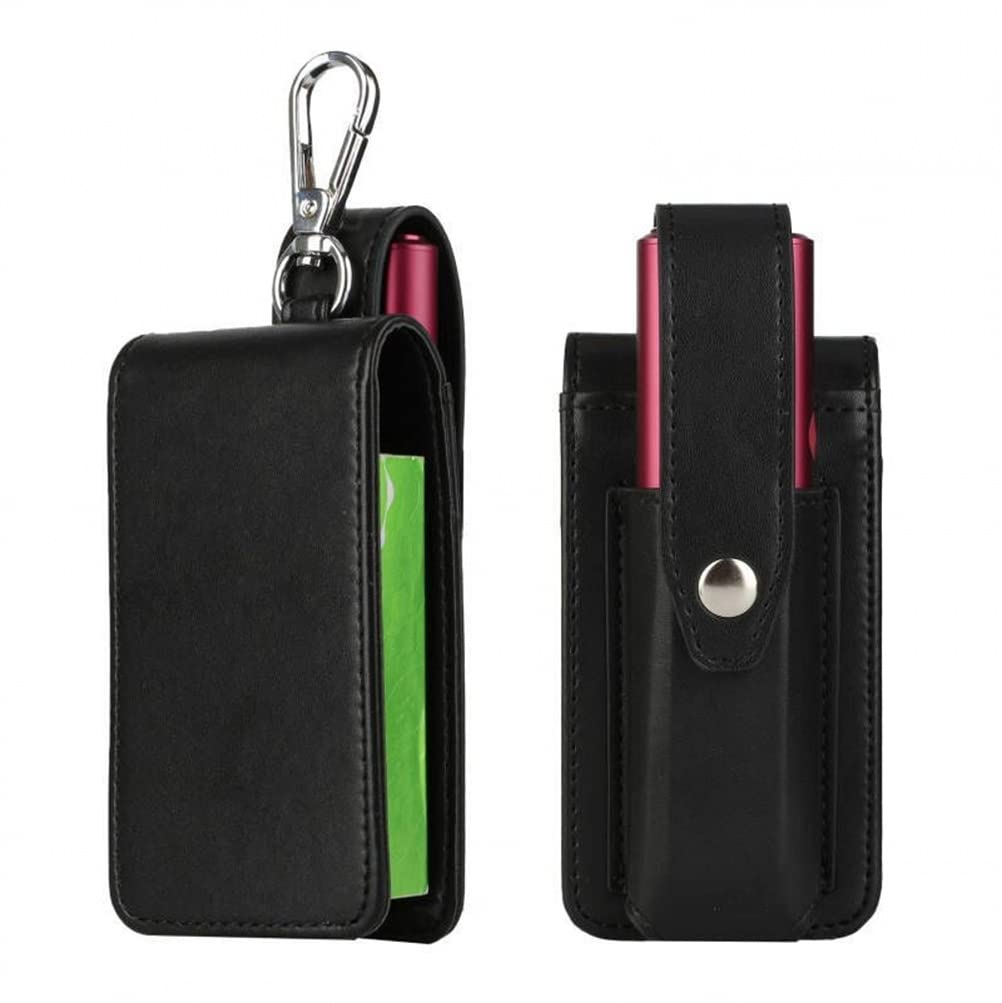 GenericEasy-to-Carry Leather Protective Case for IQOS 4 ILUMA ONE/IQOS MULTI Drop Protection Case (Black)