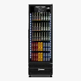 Cervejeira Imbera 393 Litros Porta De Vidro Full Black Ccv290-220v