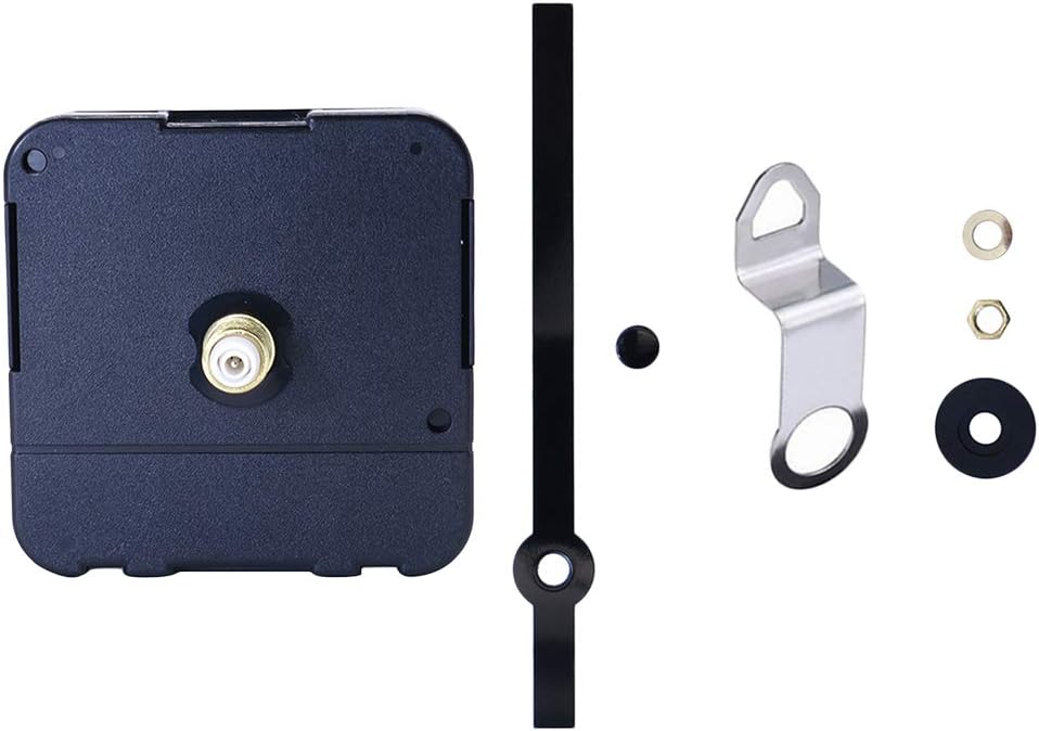 DYNWAVE Quartz Tidal Clock Mechanism Movement DIY Replacement Parts Tool Repair Kits,Black,56x56x16.2mm