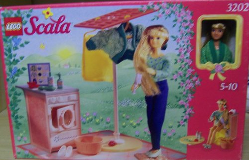Preisvergleich Produktbild Lego 3202 Scala Hausfrau mit Waschmaschine und Wäscheleine